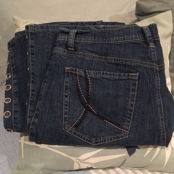 Ethyl Jeans 10 Classic bling detail boot cut - Picture 3 of 6